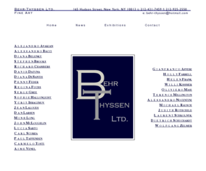 behr-thyssen.com: Behr-Thyssen Ltd. :: Artists
Behr-Thyssen Ltd. fine art gallery.  Specializing in contemporary masterpieces of paintings and etchings.