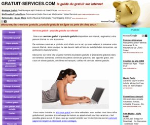 gratuit-services.com: Services gratuit - produits gratuit en ligne - Gratuit-services.com
Services gratuit et produits gratuits : découvrez les services et produits gratuit sur internet ou près de chez vous.