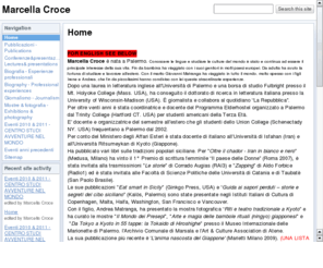 marcellacroce.com: Homepage di Marcella Croce
Questa Ã¨ la home page della giornalista e scrittrice Marcella Croce