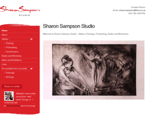 sharonsampson.com: Sharon Sampson Studio - Gallery, Paintings, Printmaking, Studio and Workshops
Sharon Sampson Studios