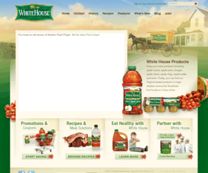 whitehousefoods.com: White House Foods - Apple and apple product wholesaler in the Southeastern United States
White House Foods has served apples and apple products for over 100 years including apple sauce, apple juice, vinegar, apple butter, apple slices, apple rings, and more.