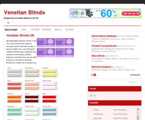 feama.co.uk: Cheap Venetian Blinds - Find great prices on Venetian blinds for the UK
