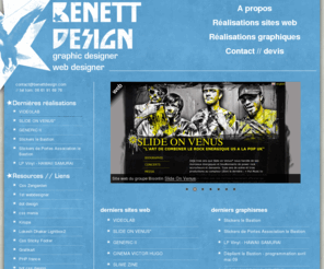 benettdesign.com: *BENETT DESIGN | INFOGRAPHISTE INDEPENDANT | WEBMASTER | WEBDESIGNER | WEBPROGRAMMEUR | BENETT DESIGN*
infographiste, webmaster indépendant domicilié à Besançon, doubs, Franche-comté, France