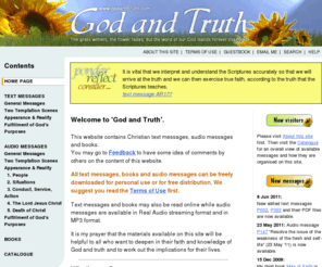 godandtruth.com: www.godandtruth.com Home Page
Home Page