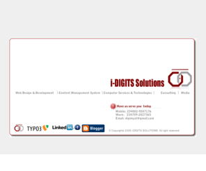 i-digits.com: i-DIGITS Solutions™::...adding values to your business::
By i-digits web application development, idyllic web development solutions, yinka okegbemi augustine idyllic digitech solutions