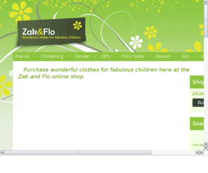 zakandflo.com: Website
Wonderful Clothes For Fabulous Children