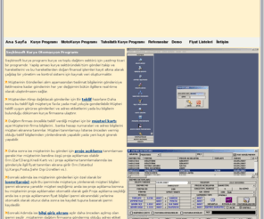 dagitimotomasyonu.com: Kurye Programı
kurye programı