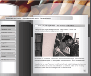 malerbetrieb-riedel.com: Malerbetrieb Riedel
Willkommen bei Malereibetrieb Ihr Name. Malerarbeiten fuer Gewerbe und Privat.  