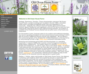 oohfarms.com: Old Ocean House Farms: Local produce and Physician formulated nutritional supplements for wellness -Old Ocean House Farms
Old Ocean House Farms is Maine’s premier supplier of Physician formulated Omega-3 (EPA-DHA) fish oil and wellness supplements… www.oohfarms.com