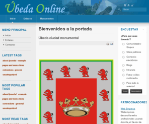 ubedaonline.es: Bienvenidos a la portada
Joomla! - el motor de portales dinámicos y sistema de administración de contenidos