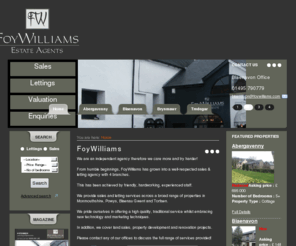 foywilliams.com: FoyWilliams
Foy williams real estate in the gwent area