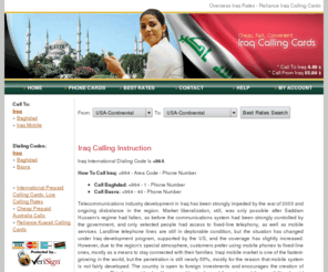 iraqintcalls.com: Iraq Calling Cards, Iraq Dialing Code
Prepaid Iraq Phone Cards, International Iraq Calling Rates