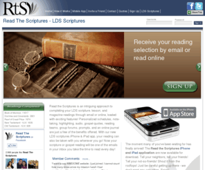 readthescriptures.com: LDS SCRIPTURES  | Read The Scriptures
LDS scripture app and program which includes personal notes, journal, teams and quotes.