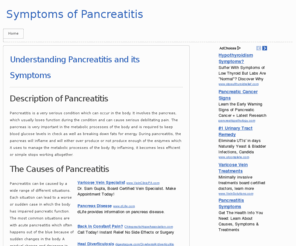 symptomsofpancreatitis.org: Symptoms of Pancreatitis
All about Symptoms of Pancreatitis