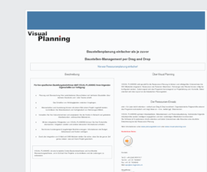 baustellenplanung.com: Baustellenplanung ohne lange Pflege der Excel Tabellen
VISUAL PLANNING ist eine intuitiv lern- und bedienbare Plantafel Software zur Übersicht, Verwaltung und Steuerung sämtlicher Ressourcen Ihres Unternehmens ...
