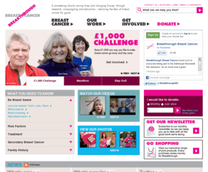 breakthroughbreastcancer.net: Breakthrough Breast Cancer - Breast Cancer Research, Campaigning and Information - Breakthrough Breast Cancer
Breakthrough Breast Cancer is the UK's leading charity committed to fighting breast cancer through research, campaigning and education.