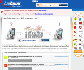 tellows.at: Tellows - Die Community für Telefonnummern und Telefonspam
Du suchst Details zu der Nummer, die dich angerufen hat? Dann bist du hier richtig in der großen Community zu Telefonnummern. Schau dir die Kommentare anderer User an und bewerte selbst.