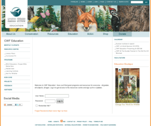 wildeducation.org: Canadian Wildlife Federation :: CWF Education
Welcome to CWF Education! Here you'll find great programs and resources for everyone - all grades, all subjects, all ages. 