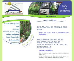 cccb.fr: Communauté de Communes de Beuzeville
Site officiel de la Communauté de Communes de Beuzeville