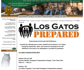 losgatosprepared.org: the Los Gatos CA Official Site! - Los Gatos Prepared
Los Gatos Prepared