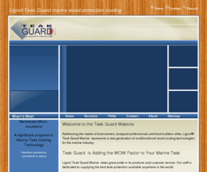 teak-guard.com: Welcome to the Teak Guard Website
Teak Guard is adding the Wow factor to your marine teak