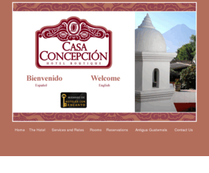 hotelcasaconcepcion.com: Hotel Casa Concepcion
An exclusive, yet affordable Boutique Hotel in Antigua Guatemala, focused on service, class and comfort