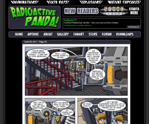 radioactivepanda.com: Radioactive Panda
A weekly-updated webcomic about mad scientists, werewolves, zombies and a panda