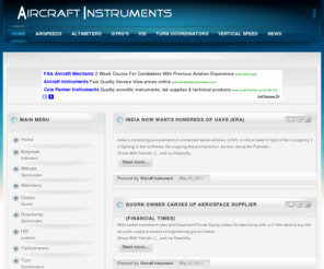 aircraftinstruments.info: Find Aircraft Instruments for Sale, Flight Instruments and Avionics
Aircraft Instruments for sale and Flight Instruments - Avionics. Serving your Avionics needs - Aircraft Instruments Sale