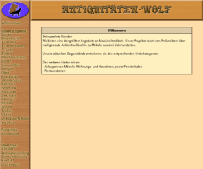 antiquitaeten-wolf.de: Wolf Antiquitäten :: Willkommen
