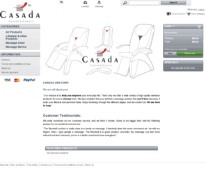 casadacorp.com: Casada USA Corp. - Online Webshop
Casada USA Corp. Online Webshop