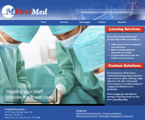 firstmedfinancial.com: Medical Leasing: Medical Leasing Company
FirstMed Provides Medical Leasing Services So That You Can Provide The Best Care. Learn More Now.
