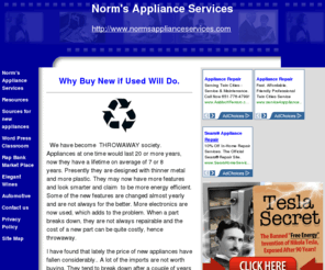 normsapplianceservices.com: Norms Appliance Services - Norm's Appliance Services
Appliance services.