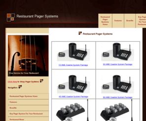 restaurantpagersystems.com: Restaurant Pager System | Improve the Atmosphere of Your Restaurant | Improve the Quality of Your Service With Restaurant Pager Systems - Restaurant Pager Systems Home
Discover the many features of Restaurant Pager Systems and where they can be found as well as the many benefits from using a Restaurant Pager System to guests and employees