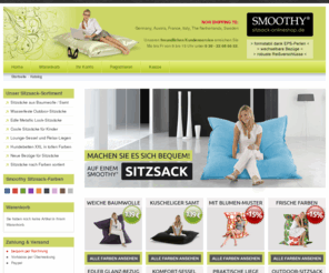 sitzsack-onlineshop.de: Sitzsack Onlineshop - günstige Smoothy Sitzsäcke und Hundebetten
Der Sitzsack Onlineshop bietet Smoothy Sitzsäcke 180 x 140 cm, Outdoor Sitzsäcke, Smoothy Sitzsäcke für Kinder und weitere bequeme und günstige Sitzsäcke.