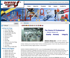 liftingrigging.com: Polyester Webbing Slings, Round Slings, Ratchet Tie Downs, Lifting Gear, Marine Rigging Hardware
China Lifting & Rigging Industry - manufacturer,supplier - polyester webbing round slings,cloverleaf slings, ratchet tie downs straps,marine stainless steel rigging turnbuckles,lifting gear,shackles,wire rope clips,thimbles,chains,ect.