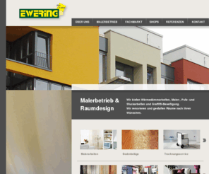 orac-light.com: Ewering Malerbetrieb & Raumdesign   ::   Willkommen
Ewering Malerbetrieb & Raumdesign. Professionelle Wärmedämmarbeiten, Maler-, Putz- und Stuckarbeiten. Graffitti-Beseitigung. Wir renovieren und gestalten Räume zum schöner Wohnen nach Ihren Wünschen.