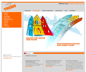 treibs-intranet.de: Treibs Bau Frankfurt - Malerarbeiten Trockenbau Verputz - Baumodernisierung aus einer Hand
Treibs bietet in der Rhein-Main-Region Komplettmodernisierung im Baubestand und alle erforderlichen Handwerksleistungen aus einer Hand