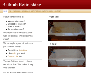 www-bathtub-refinishing.com: AllPro Refinishing -
Bathtub refinishing with 10 year warranty. bath tub, tile reglazing Porcelain or fiberglass  