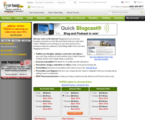 dev-myqbc.org: Blog Software | Blog Today with Quick Blogcast
Quick Blogcast makes setting up a Blog fast and simple. You'll post your pictures and comments at lightning speed.