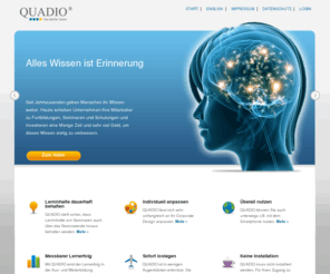 quadio.net: Deu/home
QUADIO ensures that information from seminars is retained as sustainable knowledge.