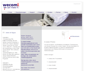 wecomi.com: wecomi® - We can make IT.
