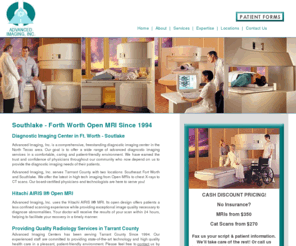 advancedimagingtx.com: Fort Worth Open MRI- Dallas Ft Worth Texas Open MRI Imaging
Fort Worth Open MRI Services from Advanced Imaging Inc.- Serving Tarrant County since 1994, provides state-of-the-art technology & high quality healthcare in a pleasant, patient friendly environment.