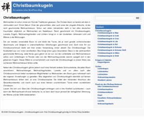 christbaumkugeln.com: christbaumkugeln.com: Ihre Christbaumkugel günstig im Online Shop bestellen
