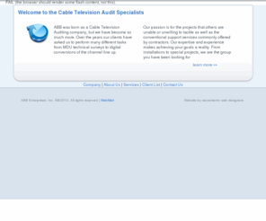 go95compliance.com: Go 95 Compliance Specialists | ABB Enterprises, Inc.
Welcome to the Cable Television Audit Specialists. ABB was born as a Cable Television Auditing company, but we have become so much more. 