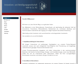 ibgmbh.info: Home
Unternehmensfinanzierung