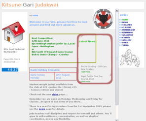 kitsune-gari.com: Kitsune-Gari Judokwai
Judo Club based in Milton Keynes in a central location, running three nights a week, Monday Wednesday and Friday, both Junior and Senior sessions catering for all abilities and grades up to 3rd Dan.