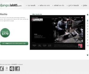 lab85.com: Welcome to DJANGO Company
 