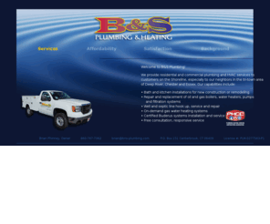 bns-plumbing.com: Web Page Design
