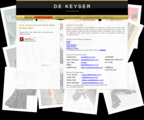 dekeyser.co.uk: de Keyser and Fashion R Limited
