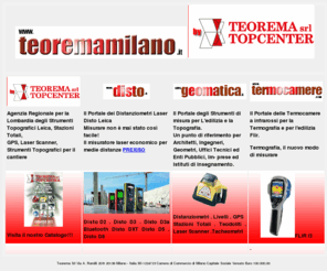 geomax-italia.com: TEOREMA MILANO lombardia lodi lecco sondrio varese cremona piacenza bergamo brescia
stazioni totali, gps navigazionali, livelli laser